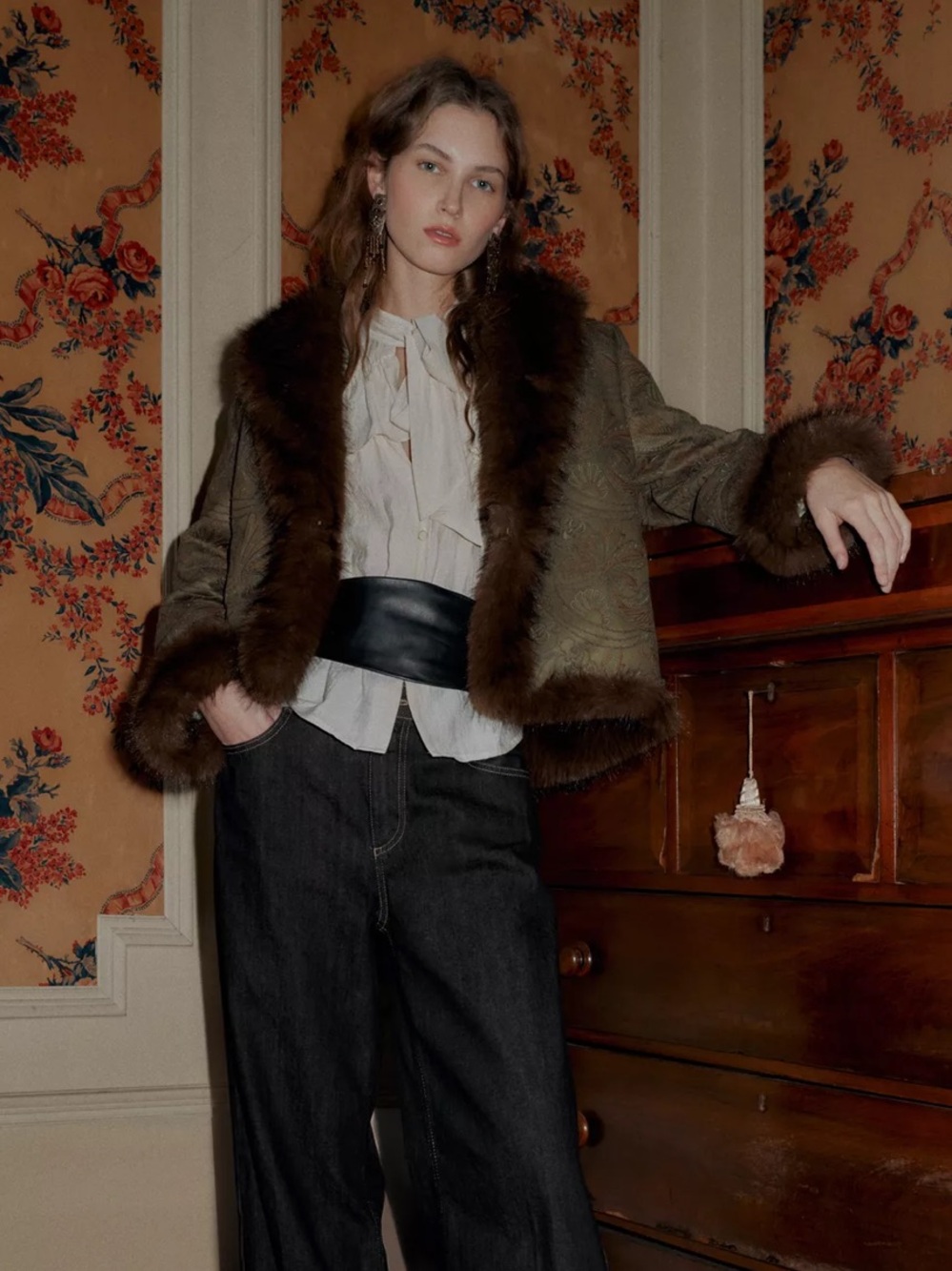 EMBROIDERED DOUBLE-FACED JACKET Zara NWT